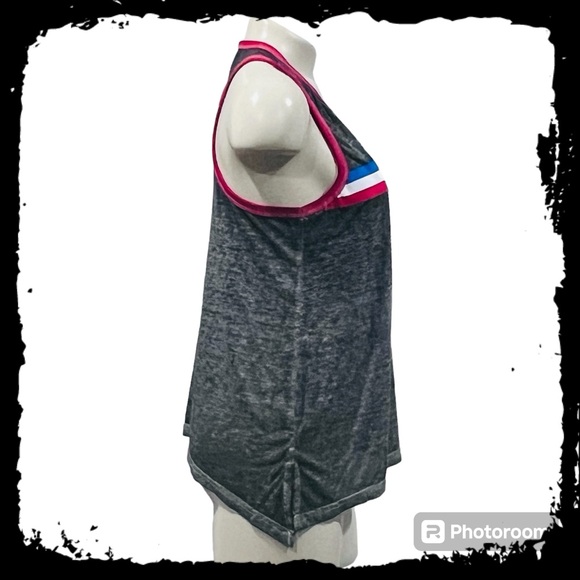 MODERN LUX Racer Back Patriotic Tank Top - Size M - Picture 4 of 7
